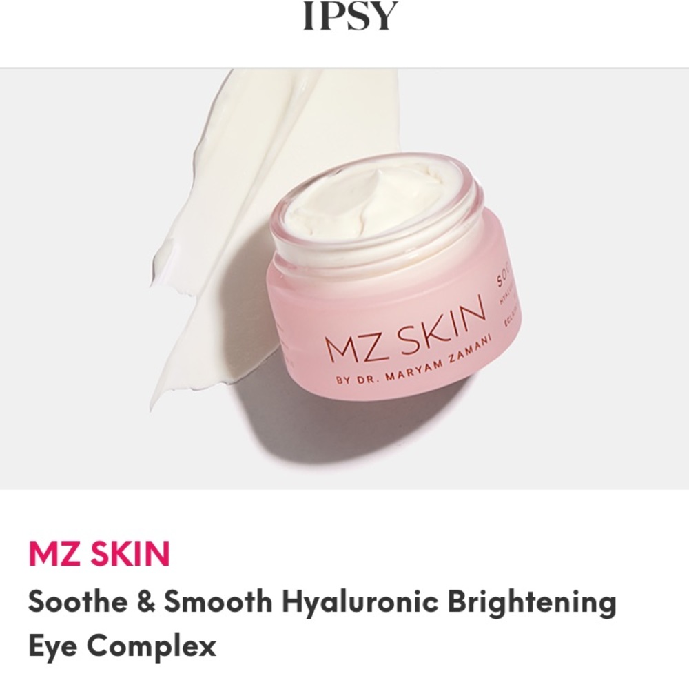 MZ Skin Soothe and Smooth Hyaluronic Brightening Eye Complex